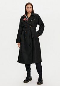 Płaszcz Aeronautica Militare czarny damski Zimowy