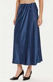 Spódnica maxi Guess granatowa Midi