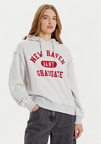 Bluza przez głowę Gant szara 