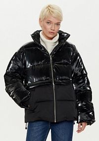 Kurtka puchowa Karen by Simonsen czarna damska Zimowa