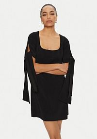 Sukienka koktajlowa PINKO czarna 