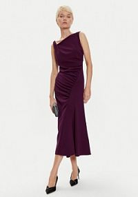 Sukienka koktajlowa Imperial fioletowa 
