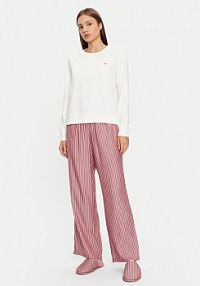 Piżama Tommy Hilfiger czerwona damska 