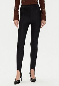 Spodnie eleganckie PINKO czarne damskie Materiałowe