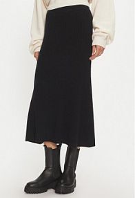 Spódnica Calvin Klein czarna Midi