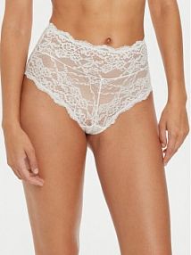 Figi Ysabel Mora białe Klasyczne z wysokim stanem