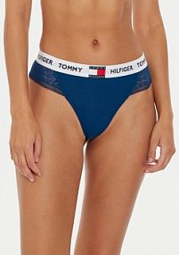 Stringi Tommy Hilfiger niebieskie 