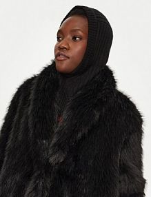 Komin Patrizia Pepe czarny damski 