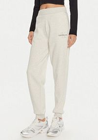 Spodnie dresowe Calvin Klein Jeans szare damskie 