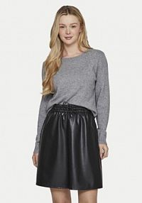 Sweter Vila szary damski 