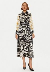 Sukienka LOLA CASADEMUNT czarna Koszulowa