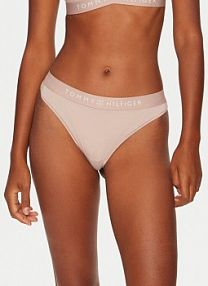 Stringi Tommy Hilfiger beżowe 