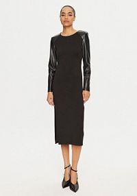 Sukienka codzienna LOLA CASADEMUNT czarna 