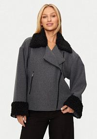 Kurtka przejściowa Karen by Simonsen szara damska 