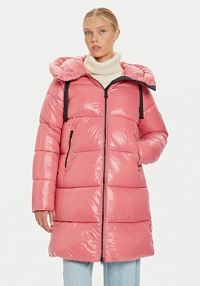 Kurtka puchowa Save The Duck różowa damska Płaszcz zimowy