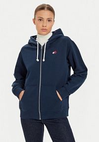 Bluza rozpinana Tommy Jeans granatowa damska 