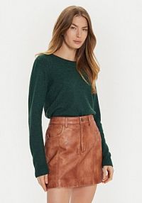 Sweter Vila zielony damski 