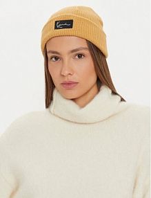 Czapka zimowa Karl Kani beżowa damska 