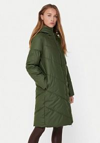 Kurtka puchowa JDY zielona damska Zimowa