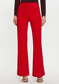 Spodnie eleganckie Imperial czerwone damskie Materiałowe