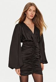 Sukienka koktajlowa Eleh czarna E00199  Regular Fit