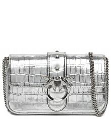 Torebka wieczorowa PINKO srebrna 