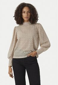 Bluzka Vero Moda beżowa damska 