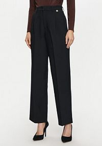 Spodnie eleganckie U.S. Polo Assn. czarne damskie Materiałowe