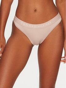 Figi Tommy Hilfiger beżowe Klasyczne