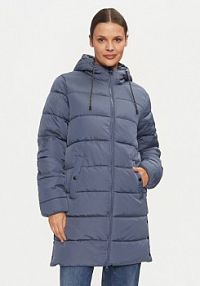 Kurtka puchowa Fransa niebieska damska Zimowa