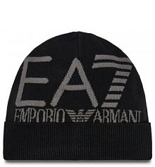 Czapka zimowa EA7 Emporio Armani czarna damska 