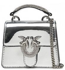 Torebka wieczorowa PINKO srebrna 