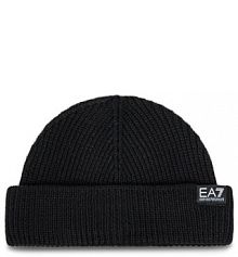 Czapka zimowa EA7 Emporio Armani czarna damska 