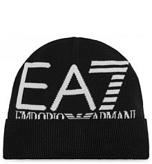 Czapka zimowa EA7 Emporio Armani czarna damska 