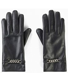 Rękawiczki skórzane  Bonprix