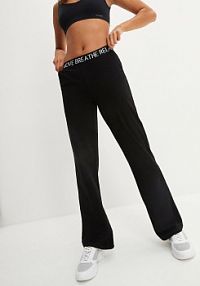 Spodnie sportowe z elastycznym paskiem  damskie Bonprix