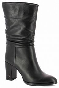 Botki na obcasie Carinii czarne