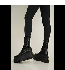 Botki na obcasie Carinii czarne