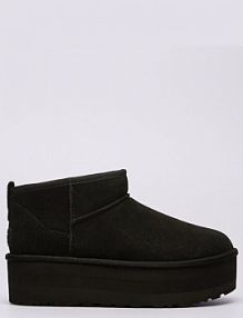 Trzewiki UGG czarne damskie Classic Ultra Mini Platform