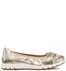 Baleriny Caprice złote