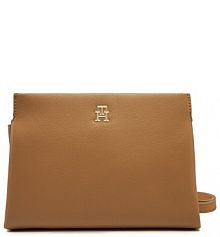 Torebka listonoszka Tommy Hilfiger brązowa