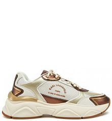 Sneakersy KARL LAGERFELD złote damskie