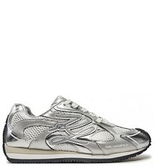Sneakersy KARL LAGERFELD srebrne damskie