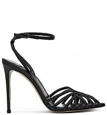 Sandały na obcasie Le Silla czarne