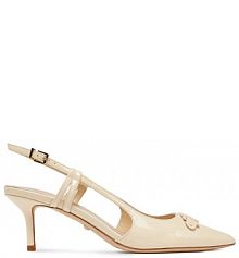 Sandały na obcasie Marciano Guess écru