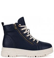 Botki Go Soft granatowe damskie