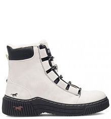 Botki Mustang białe damskie