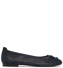 Baleriny Caprice granatowe