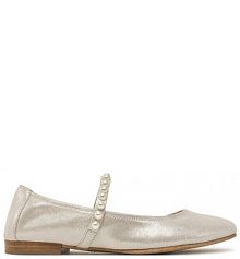 Baleriny Tamaris srebrne