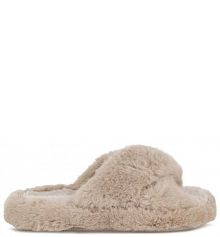 Kapcie DeeZee beżowe damskie